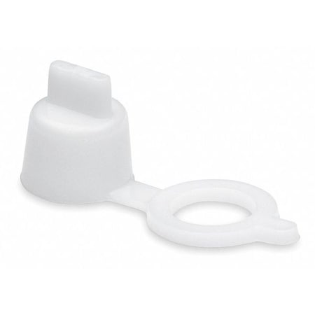 Zoro Select Grease Fitting Cap, White, PK10 GFCWHITE