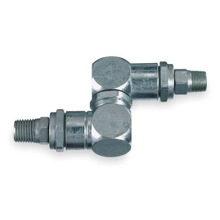 Lincoln Industrial High-Pressure Swivel, 1,000 psi Max. Pressure, Silver 83594
