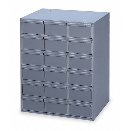 Durham Mfg Prime Cold Rolled Steel, Drawer Bin Cabinet, 12 1/4 in D x 21 1/4 in H x 17 1/4 in W 006-95