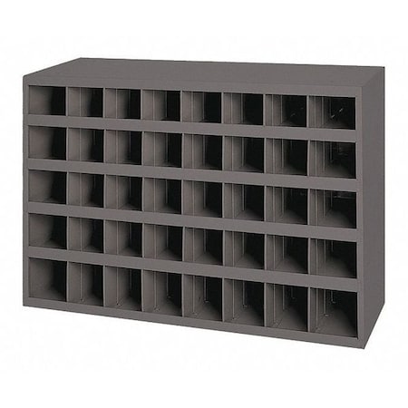 DURHAM MFG Pigeonhole Bin Unit, 40 Compartments, 8-1/2 in D x 22-1/4 in H x 33-3/4 in W 349-95