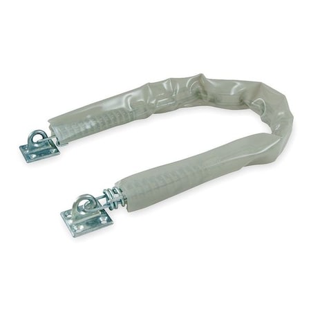 ZORO SELECT Crash Chain, 25-1/2 In L, Silver 1XMK7