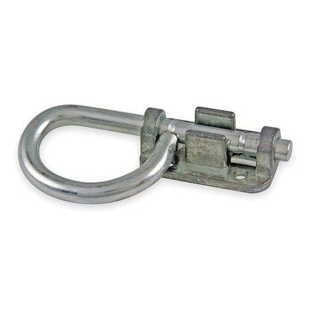 Zoro Select Slide Bolt, Steel, L 3 7/16 In 1XMP7