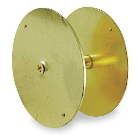 Zoro Select Cylinder Hole Cover Plate, Steel 1XMU7