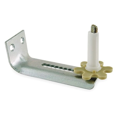 Zoro Select Bracket and Pivot Set, Steel, L 3 5/16 In 1XMX8