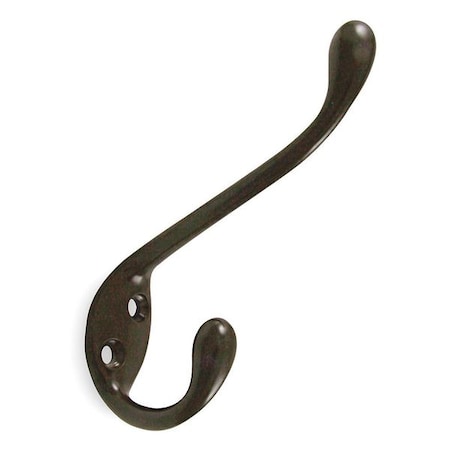 Zoro Select Heavy Duty Coat Hook, Bronze 1XNG4