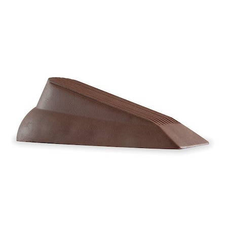 Zoro Select Door Wedge, Brown, 4-3/4 In. L 1XNN7