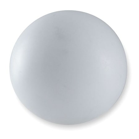 Zoro Select Convex Door Stop, Rubberhite 1XNN4