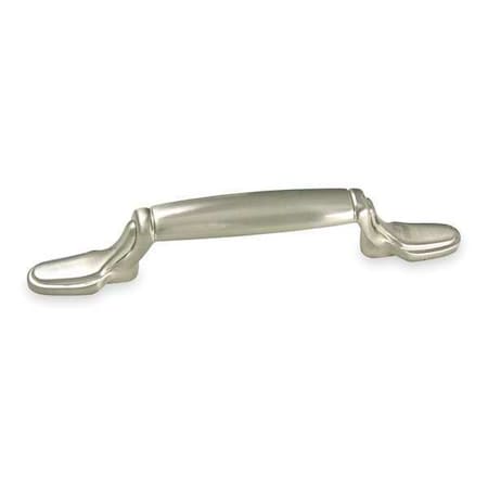 Zoro Select Handle Pull, Nickel, PK5, Satin Nickel, Threaded Holes, PK.5 1XNX1