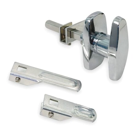Zoro Select Cam Latch, Nonlocking, Chrome, T Handle 1XNZ2