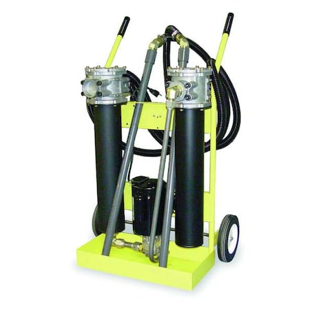 Parker Oil Filter Cart, 3000 SUS Max Viscosity 5MFP240SA10QB16151