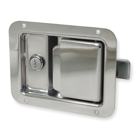 Zoro Select Paddle Latch, Passivated, 5-1/2 in. W 1XPC4