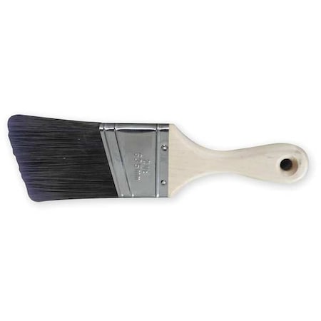 Zoro Select 2-1/2" Angle Sash Firm, Synthetic Bristle, Paint Brush, Sealed Wood Handle 1XRN4