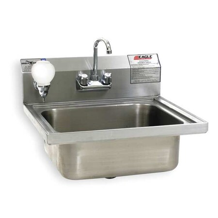 Eagle Group Hand Sink, Wall, 24-5/16 In. L, 23 In. W W1916-FA