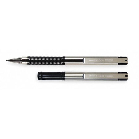 Zebra Pen Stick Ballpoint Pen, Fine 0.7 mm, Black 27411
