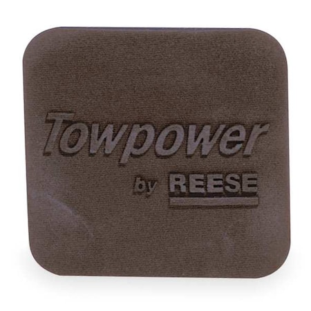 Reese Receiver Tube Cover, 2 In, Black 7000600