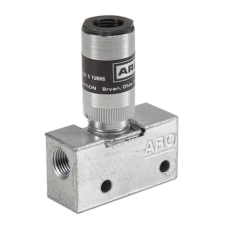 Aro Air Pilot Valve, 3 Way, 2 pos, 1/8 NPT,  206-C