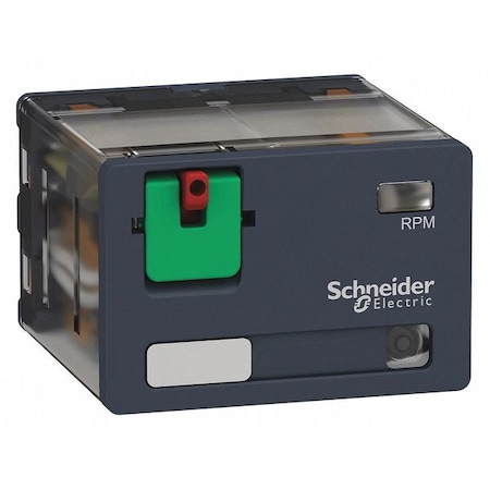 Schneider Electric Plug-In, General Purpose Relay, Square, 15 A, 14 Pins, Quick Connect RPM42F7