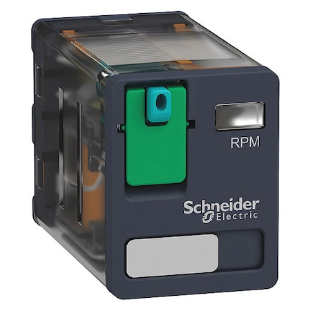 Schneider Electric Plug-In, General Purpose Relay, Square, 15 A, 8 Pins, Quick Connect RPM21BD