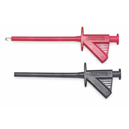 Pomona Electronics Hook Test Probes, 6-1/2 In. L, 10A, PR 5911B