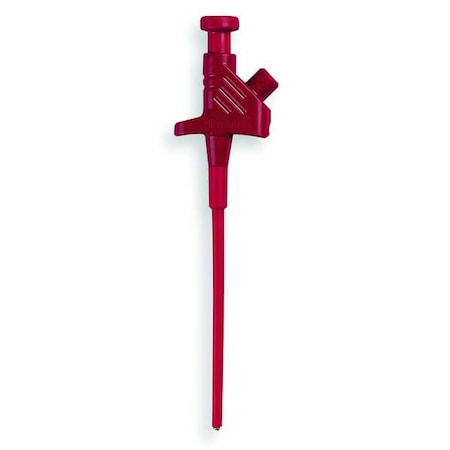 Pomona Electronics Test Clip Lead, Banana Jack, 6.22", Red 5830-2