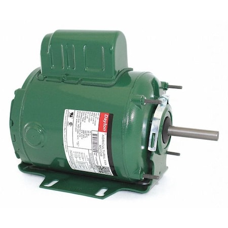 Dayton Agricultural Fan Motor, Permanent Split Capacitor, 1/3 HP, 115/230V AC, 1,700 Nameplate RPM 1YAZ5
