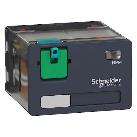 Schneider Electric Plug-In, General Purpose Relay, Square, 15 A, 14 Pins, Quick Connect RPM41BD