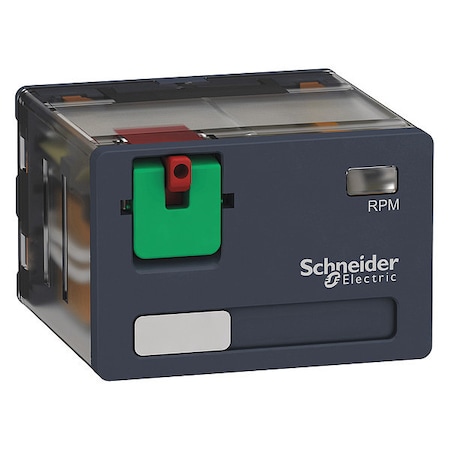 Schneider Electric Plug-In, General Purpose Relay, Square, 15 A, 14 Pins, Quick Connect RPM41F7