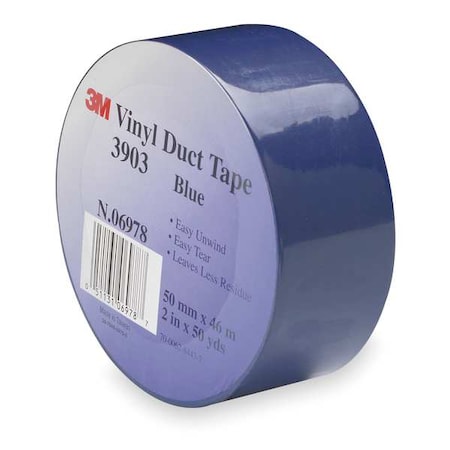 3M Duct Tape, Blue, 50 yd L, 2 in W 3903