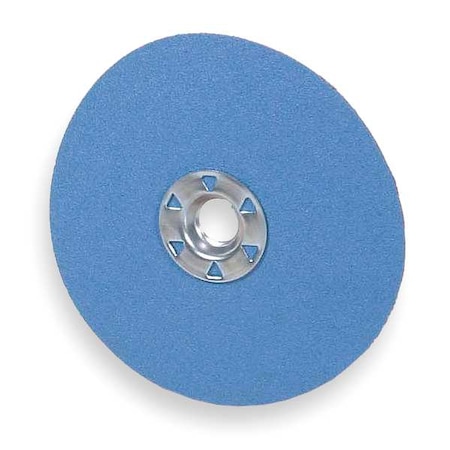 Norton Abrasives Fiber Disc, 5x5/8-11, 24G, PK25 66261138797
