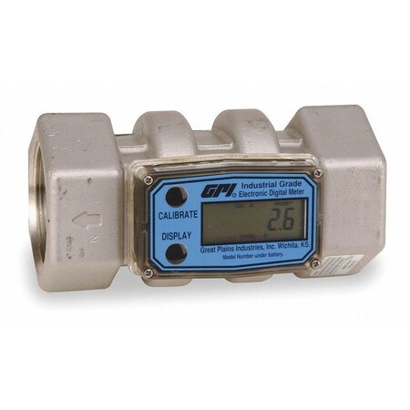 Flomec Flowmeter, Turbine, 2 In FNPT G2A20N09GMB