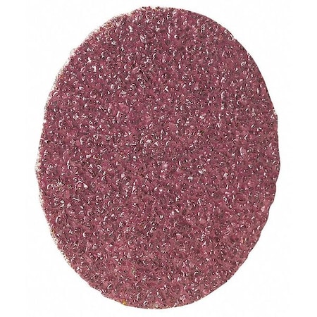 Norton Abrasives Quick Change Disc, AlO, 2in, 36G, TR, PK100 66261121019