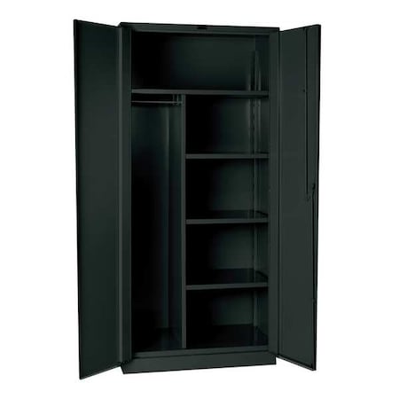 Hallowell 16 ga. ga. Galvannealed Steel Storage Cabinet,  60 in W,  78 in H,  Stationary HWG6CC0478-4CL