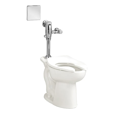 American Standard Toilet Bowl, 1.1 to 1.6 gpf, Flush Valve, Floor Mount, Elongated, White 3461001.020