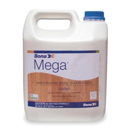 Bona Floor Finish, Gloss, 2 to 3 hr., 1 gal. WT130018001