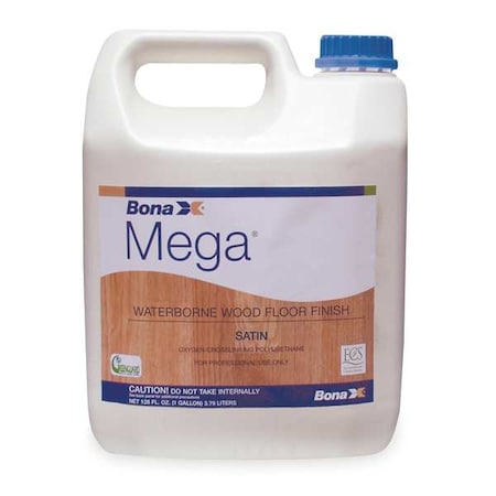 Bona Floor Finish, Satin, 1 gal., 2 to 3 hr. WT130618001