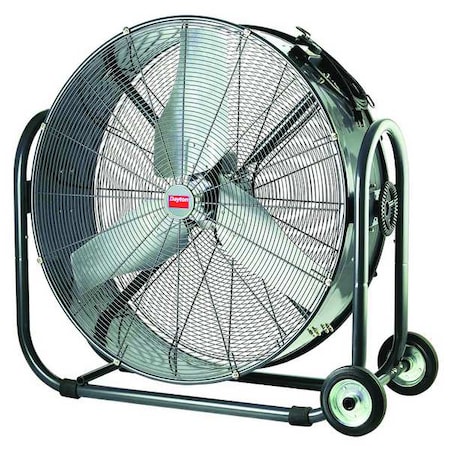 Dayton Standard Duty Industrial Fan, 36 in Blade Dia, Non-Oscillating, 115VAC, 8350/12250 CFM 1YNW5