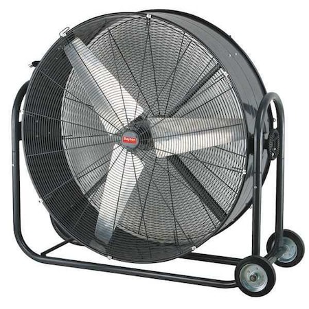 Dayton Standard Duty Air Circulator, Floor Mount, 42 in Blade Dia, 115V, 9000/15,000 cfm, Non-Oscillating 1YNW6