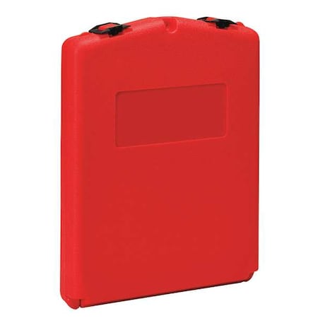 Justrite Document Box, 11 in W x 14 1/2 in L x 2 1/8 in D, Plastic, Includes Heavy Duty Mounting Tape, Labels 23304