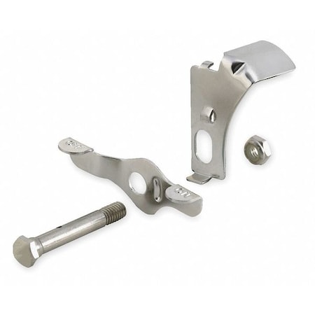 Zoro Select Caster Brake Kit, 3-1/2 in., Zinc Plated 7FNB4483997R