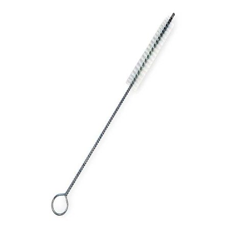 Tough Guy Tube and Pipe Brush, 19 in L Handle, 5 in L Brush, White, Wire, 24 in L Overall (Formerly Tough Guy) 1YTC2