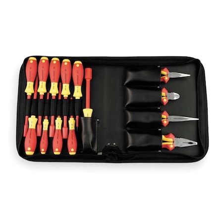 Wiha Insulated Tool Set, 14 pc. 32192