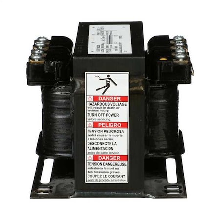 Square D Control Transformer, 100 VA, Not Rated, 120V AC, 208/240/480V AC 9070T100D20