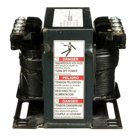 Square D Control Transformer, 150 VA, Not Rated, 24V AC, 208V AC 9070T150D14