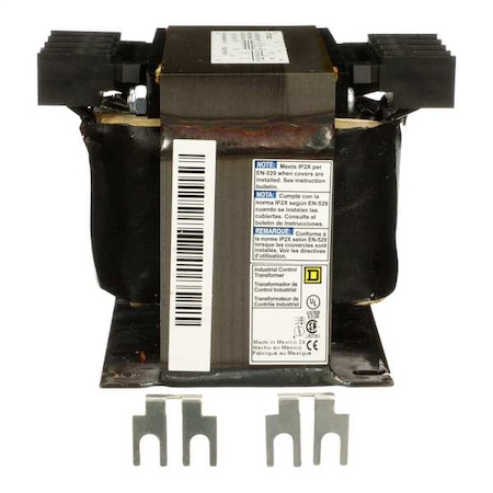 Square D Control Transformer, 350 VA, Not Rated, 24V AC, 120/240V AC 9070T350D23