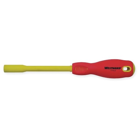 Westward Nut Driver, 7.0mm, Hollow, Ergo, Ins, 5 in. 1YXL8