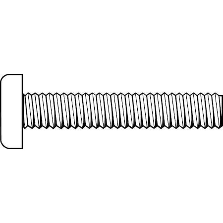 Zoro Select #10-32 x 3/8 in Phillips Pan Machine Screw, Plain 18-8 Stainless Steel, 100 PK 773606-PG