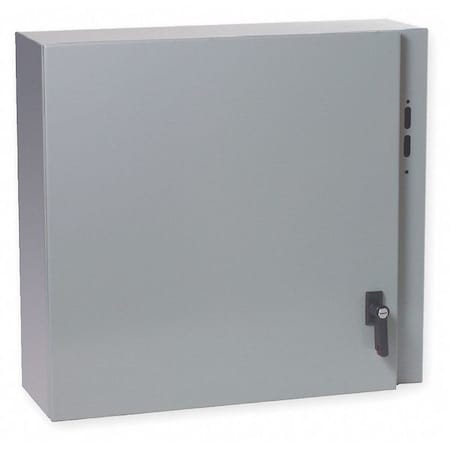Wiegmann 1/4 Turn Latch Electrical Enclosures, 20 in H, 8 in D, 22 in W, 12, 13, 3R, 4, Steel N412202208CD