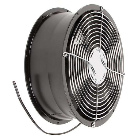 Wiegmann Standard Round Axial Fan, Round, 115V AC, Plastic/Steel, 10 in W. WA10AXFN
