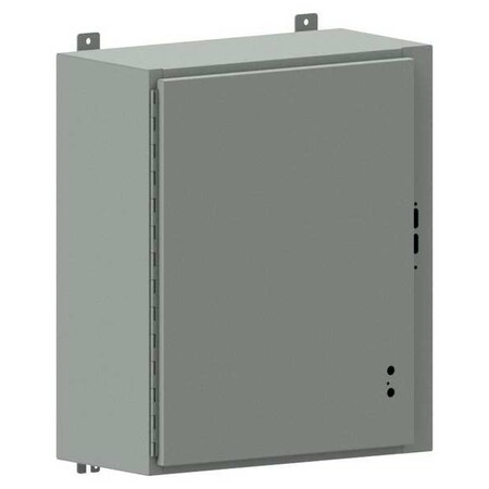 Wiegmann 2 Point Latch Electrical Enclosures, 36 in H, 8 in D, 25 in W, 12, 13, Steel SDN12362508