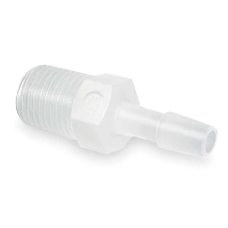 ELDON JAMES Adapter, Thread To Barb, Poly, 1/2 In, PK10 A8-10HDPE